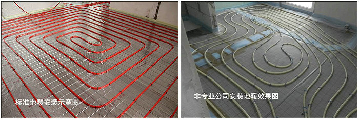 地暖安装示意图-水暖走管方式介绍-亿万28厂家